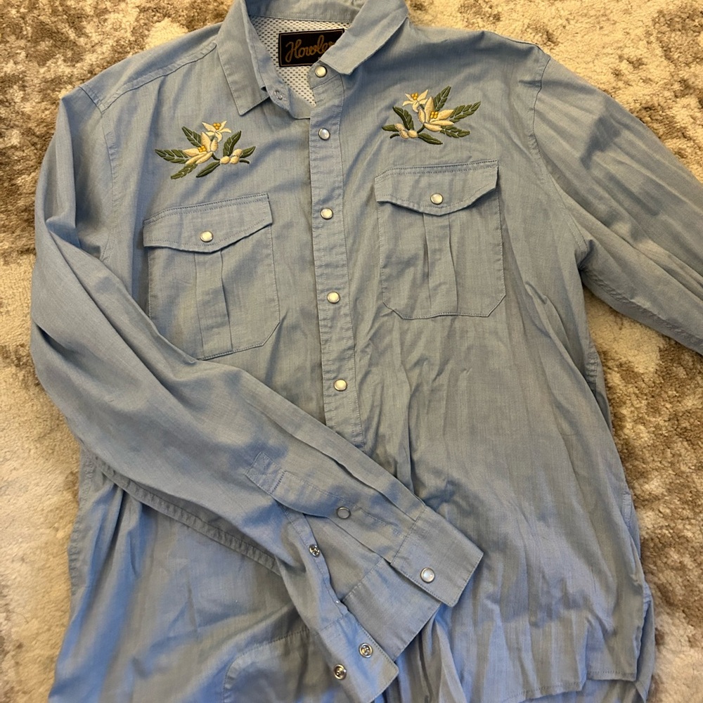 Howler Brothers Long Sleeve Snapshirt.